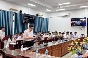 Lãnh đạo CTISE phát biểu tại buổi làm việc